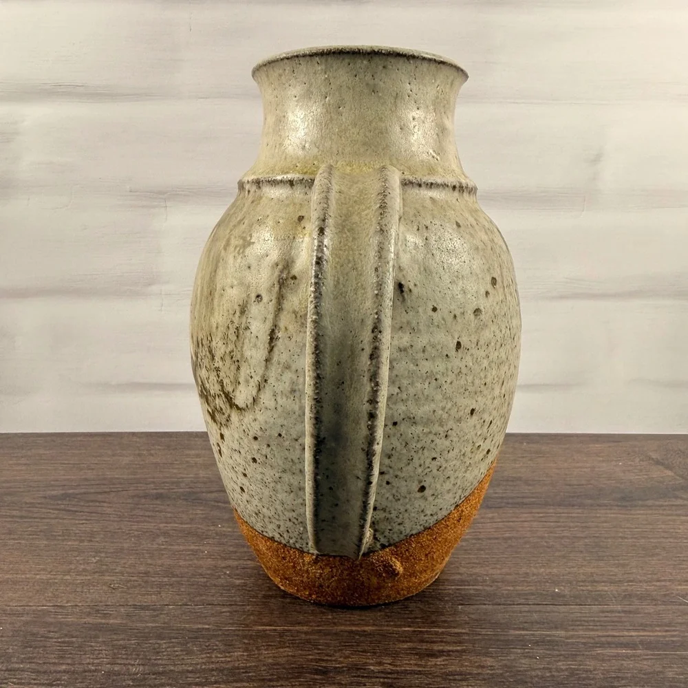 Robert Weiss Handmade Stoneware Pitcher MCM Studio Pottery Glazed Ceramic